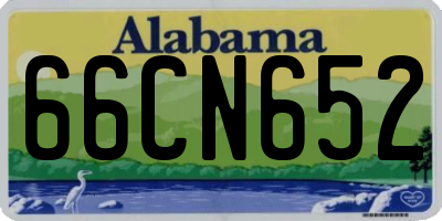 AL license plate 66CN652