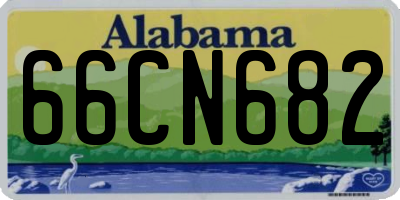AL license plate 66CN682