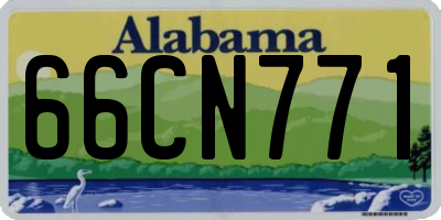AL license plate 66CN771