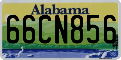AL license plate 66CN856