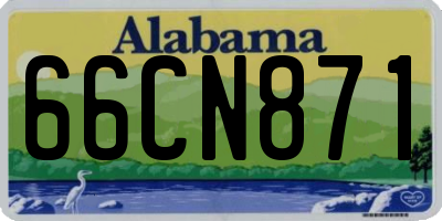AL license plate 66CN871