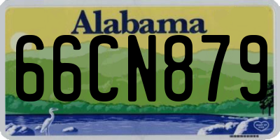 AL license plate 66CN879