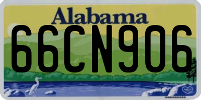 AL license plate 66CN906