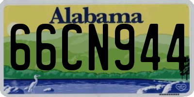 AL license plate 66CN944