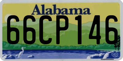 AL license plate 66CP146