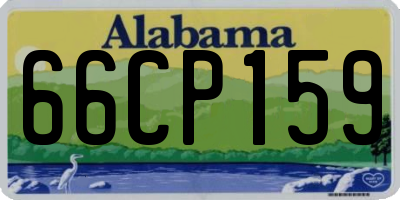 AL license plate 66CP159
