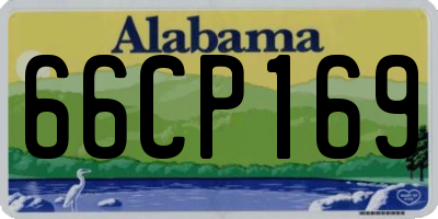 AL license plate 66CP169