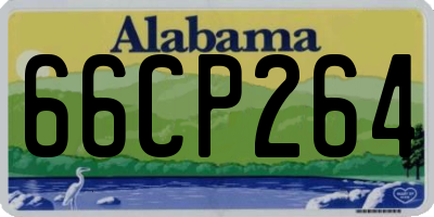 AL license plate 66CP264