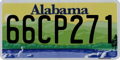 AL license plate 66CP271
