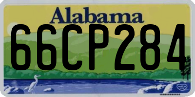 AL license plate 66CP284