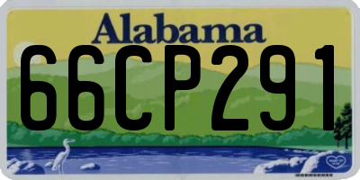 AL license plate 66CP291
