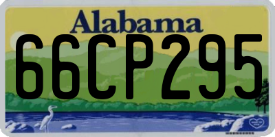 AL license plate 66CP295
