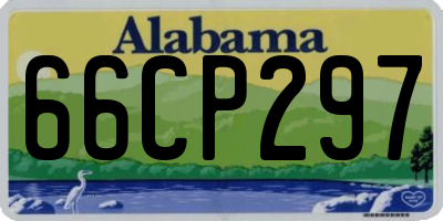 AL license plate 66CP297