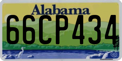 AL license plate 66CP434