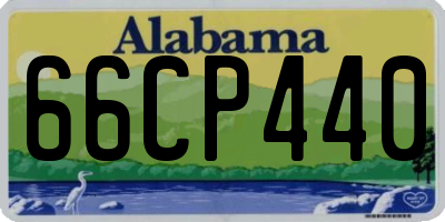 AL license plate 66CP440