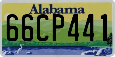 AL license plate 66CP441