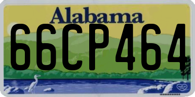 AL license plate 66CP464