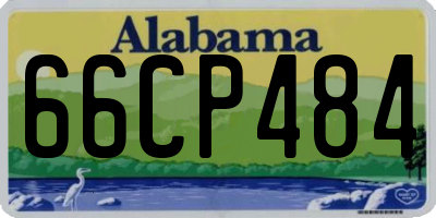 AL license plate 66CP484