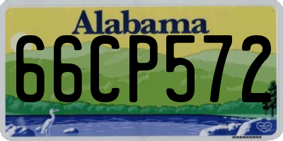 AL license plate 66CP572