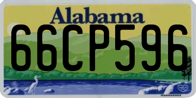 AL license plate 66CP596