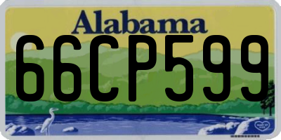 AL license plate 66CP599