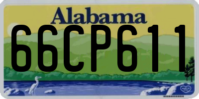 AL license plate 66CP611