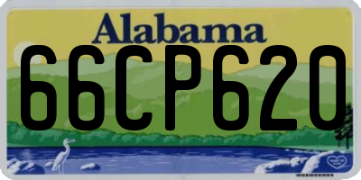 AL license plate 66CP620
