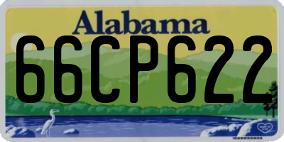 AL license plate 66CP622