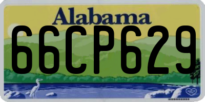 AL license plate 66CP629
