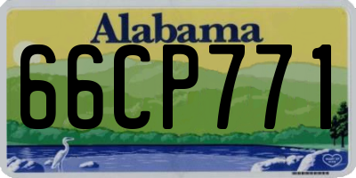 AL license plate 66CP771