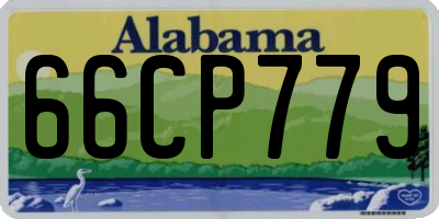 AL license plate 66CP779