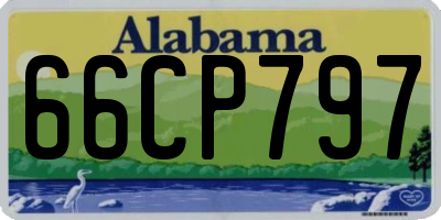 AL license plate 66CP797