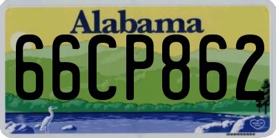 AL license plate 66CP862