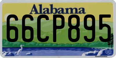 AL license plate 66CP895