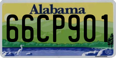 AL license plate 66CP901