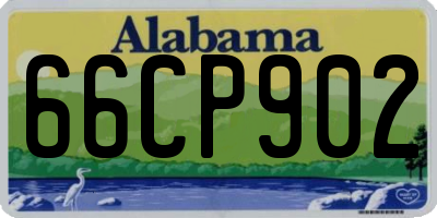 AL license plate 66CP902