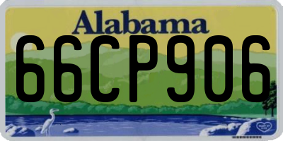 AL license plate 66CP906