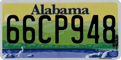AL license plate 66CP948