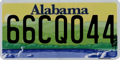 AL license plate 66CQ044