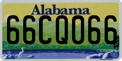 AL license plate 66CQ066