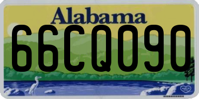 AL license plate 66CQ090