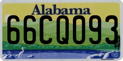 AL license plate 66CQ093