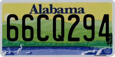 AL license plate 66CQ294