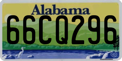AL license plate 66CQ296