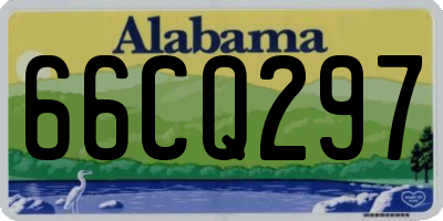 AL license plate 66CQ297