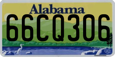 AL license plate 66CQ306