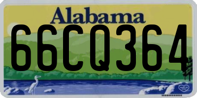 AL license plate 66CQ364