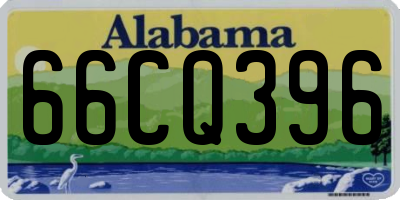 AL license plate 66CQ396