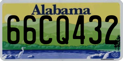 AL license plate 66CQ432