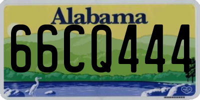 AL license plate 66CQ444